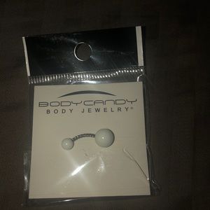 belly button ring ( glows in the dark )